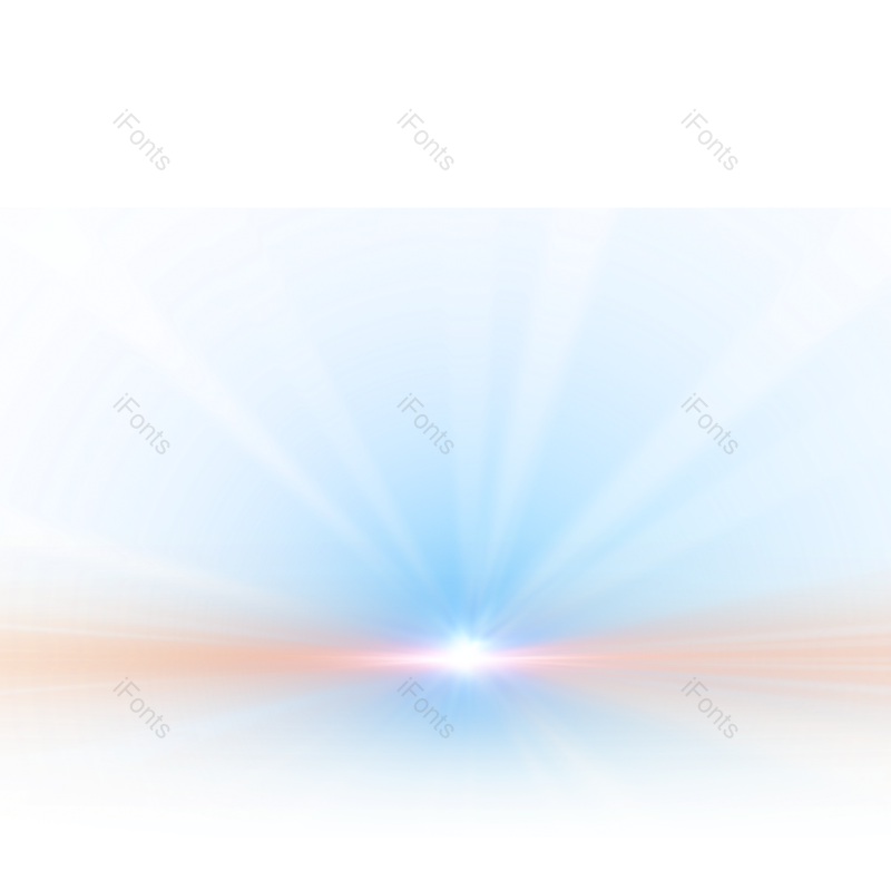光效图片,蓝色元素,科技光PNG,光束免抠素材
